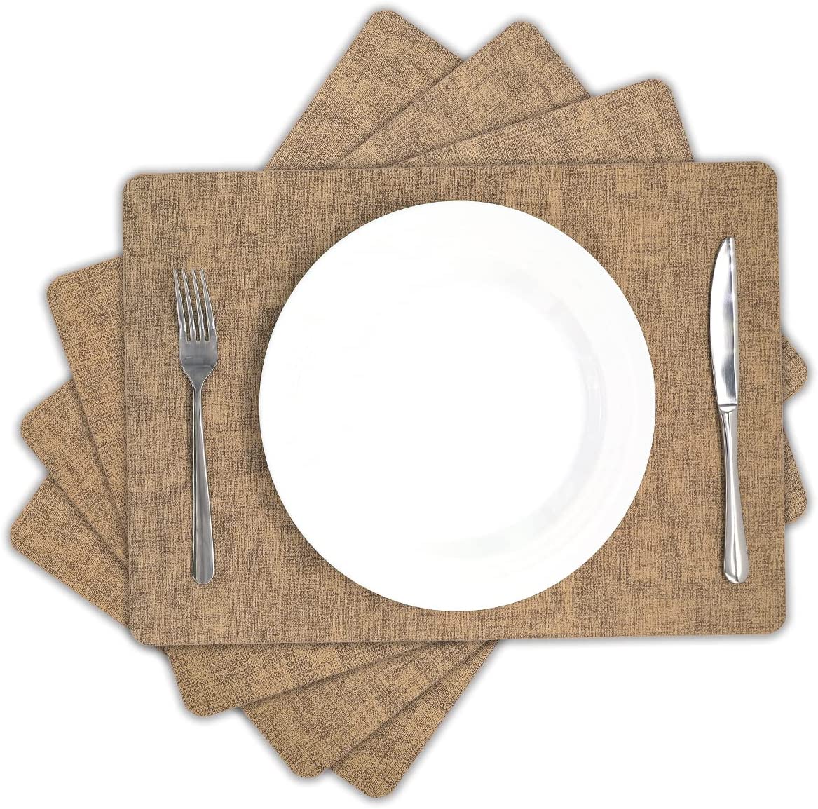 Faux Leather Heat Resistant Placemats