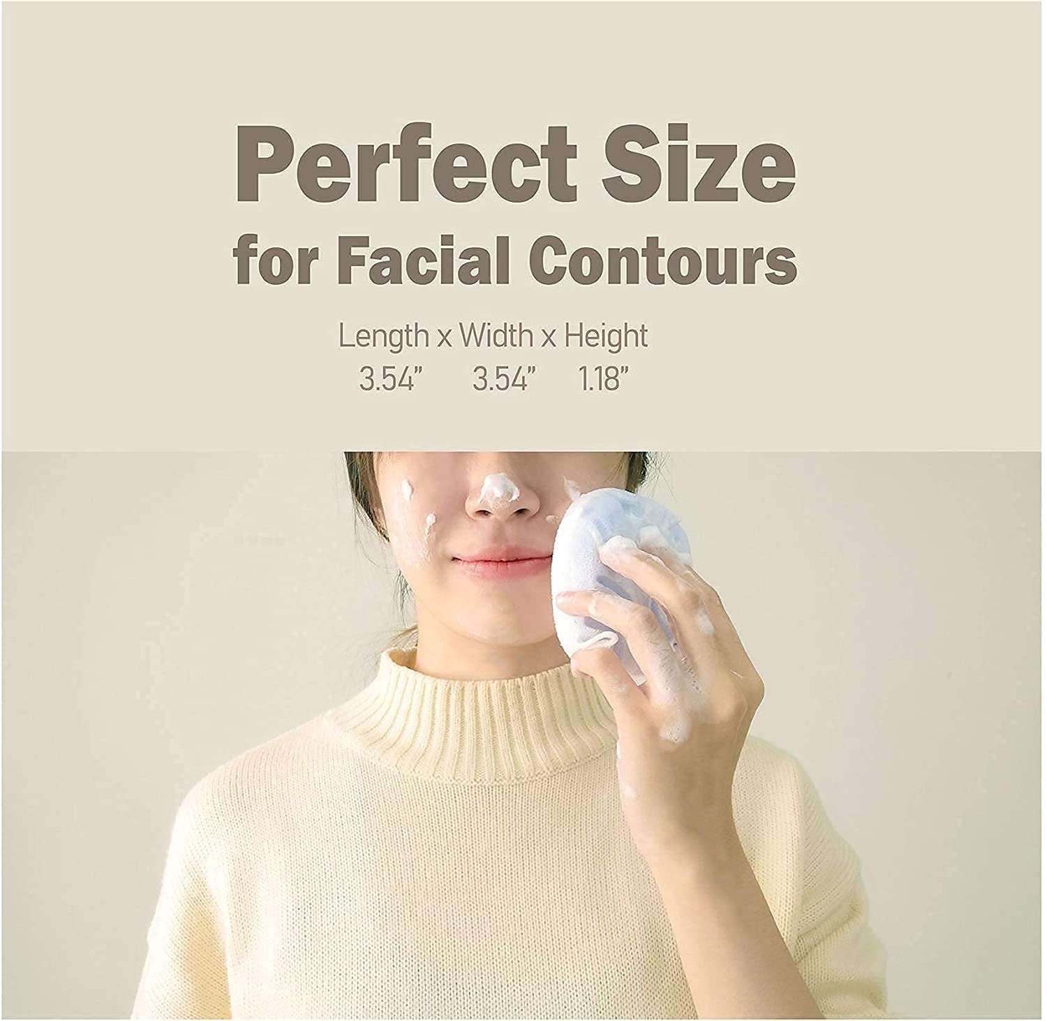 myHomeBody Dual-Texture Facial Sponges