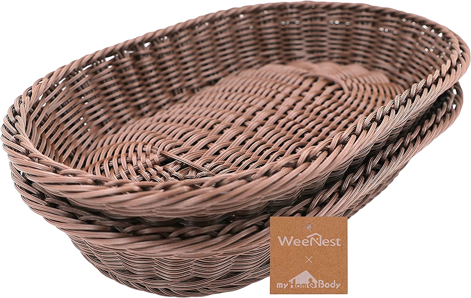 Oval Wicker Storage Basket