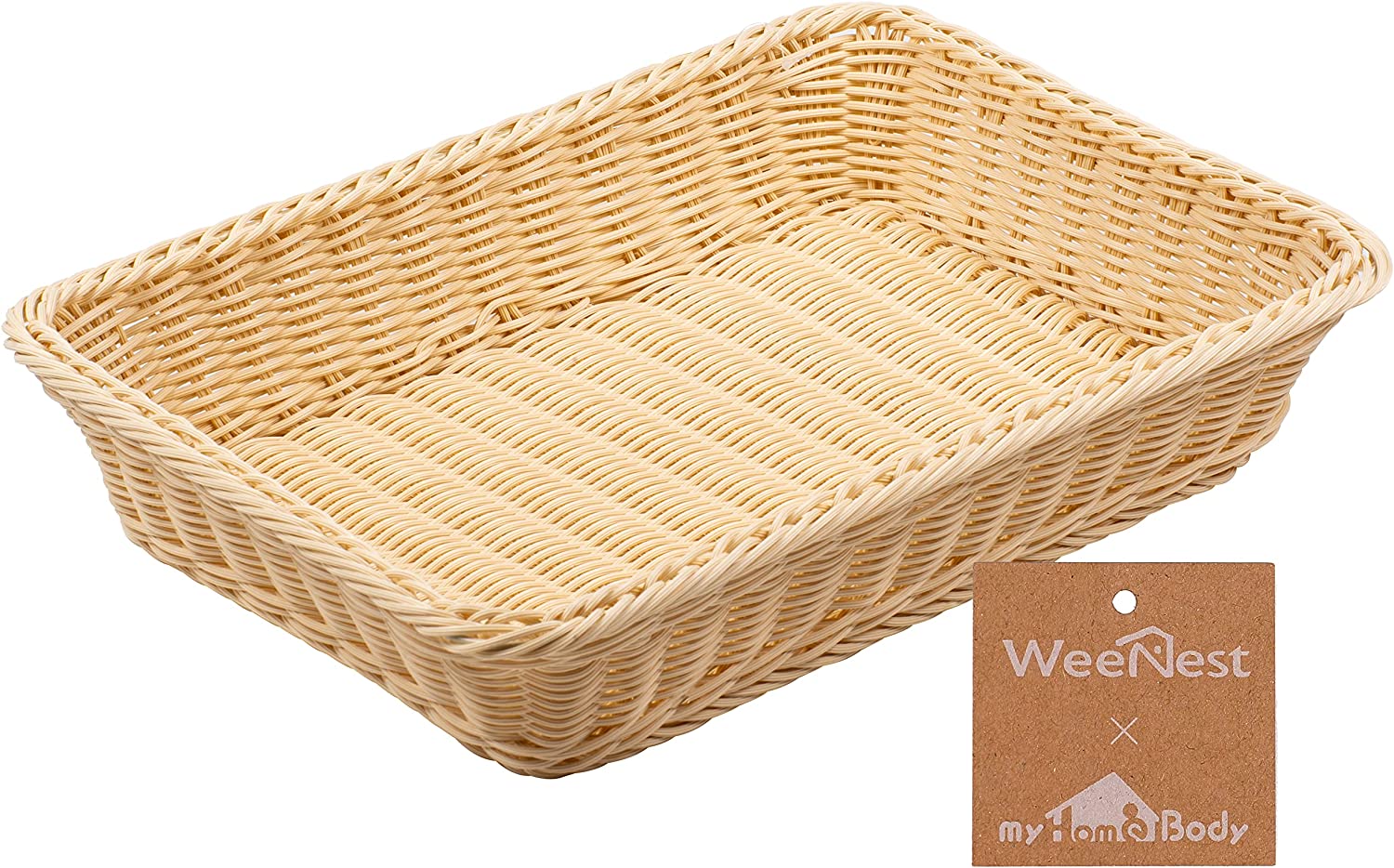 Rectangle Wicker Wicker Storage Basket