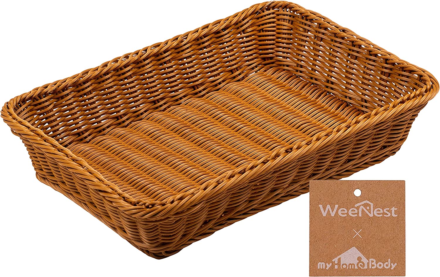 Rectangle Wicker Wicker Storage Basket